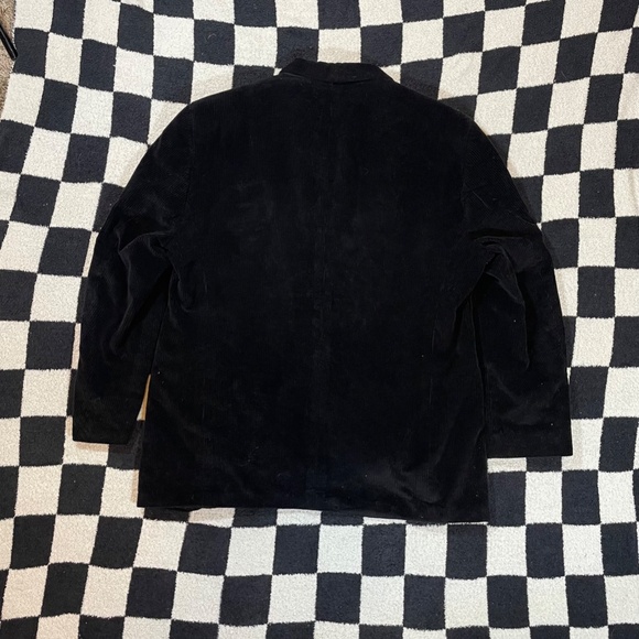 arnold brant canada sport coat blazer mens 46r black corduroy - Picture 7 of 7